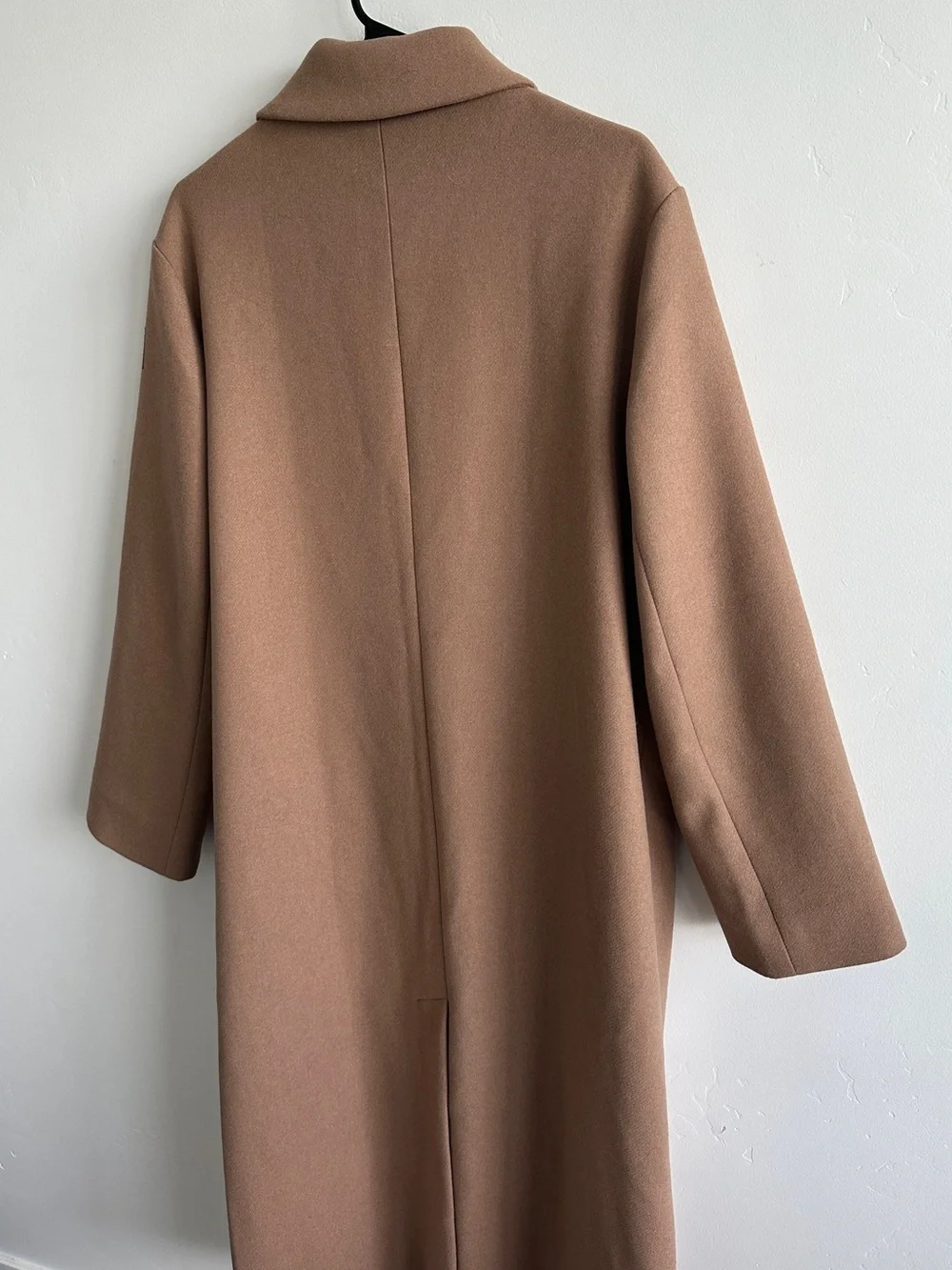 ALO Yoga Wool Metro Long Coat - Toasted Almond Brown - Small